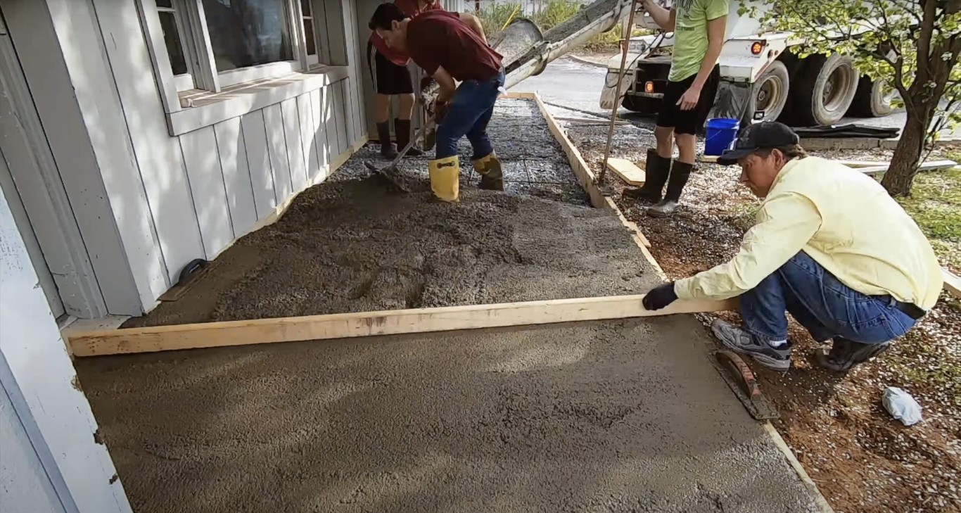 Professional concrete installation in Evans CO